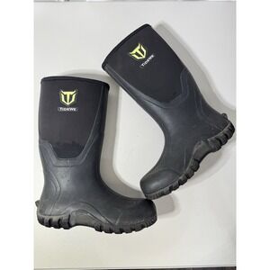 TIDEWE Rubber Boots for Men Multi-Season, Waterproof Rain Boots Size 8